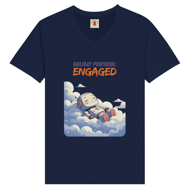 Hochwertiges Unisex-T-Shirt mit V-Ausschnitt – Weiches Baumwoll-T-Shirt, klassische Passform, ideal zum Bedrucken image 1