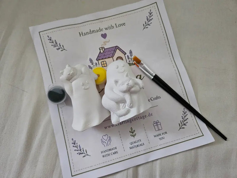 Halloween Kids DIY Kit – Paint Your Own Ghost Duo image 2