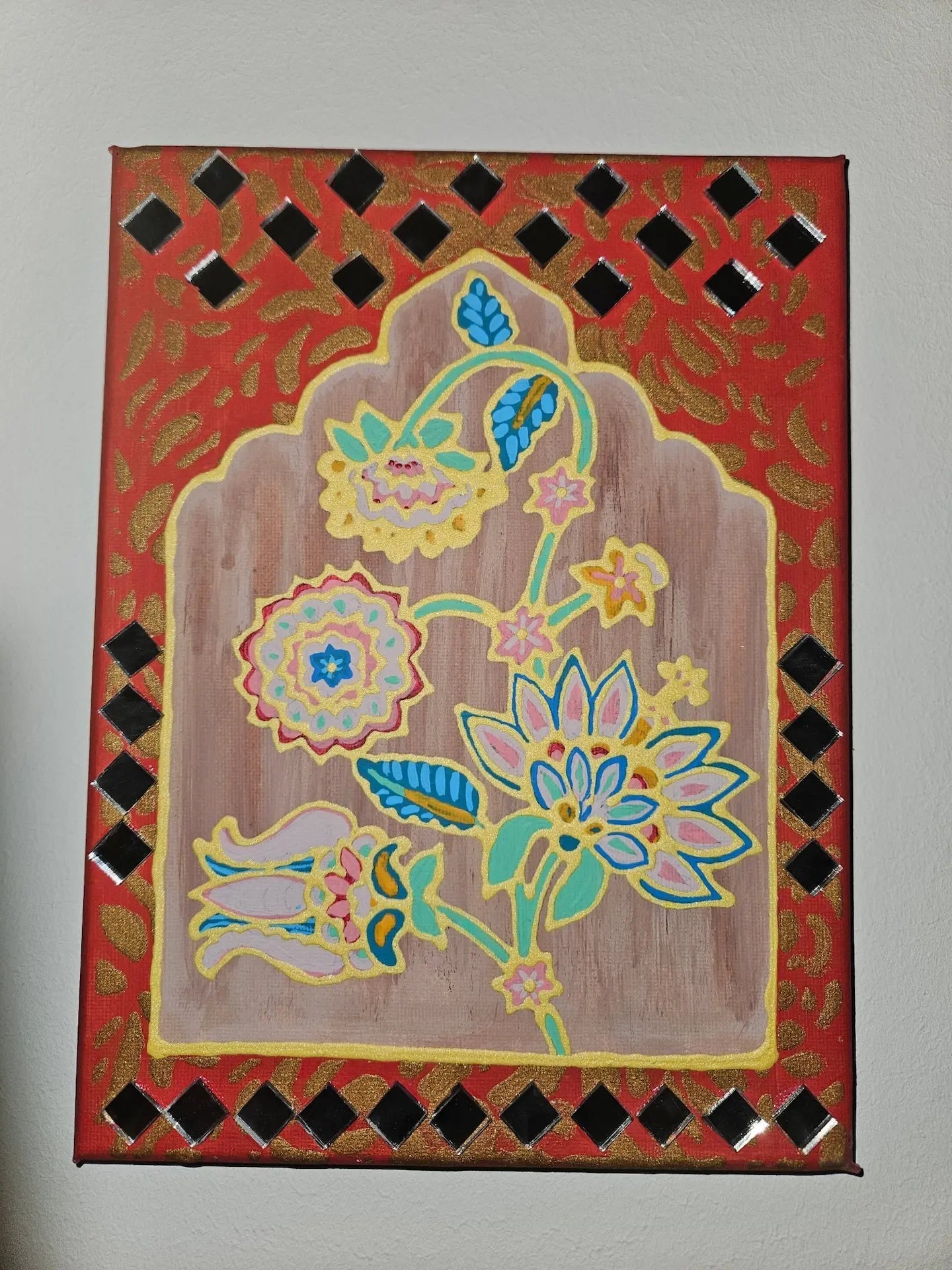 Acrylic on canvas 1 - Crafting Cottage