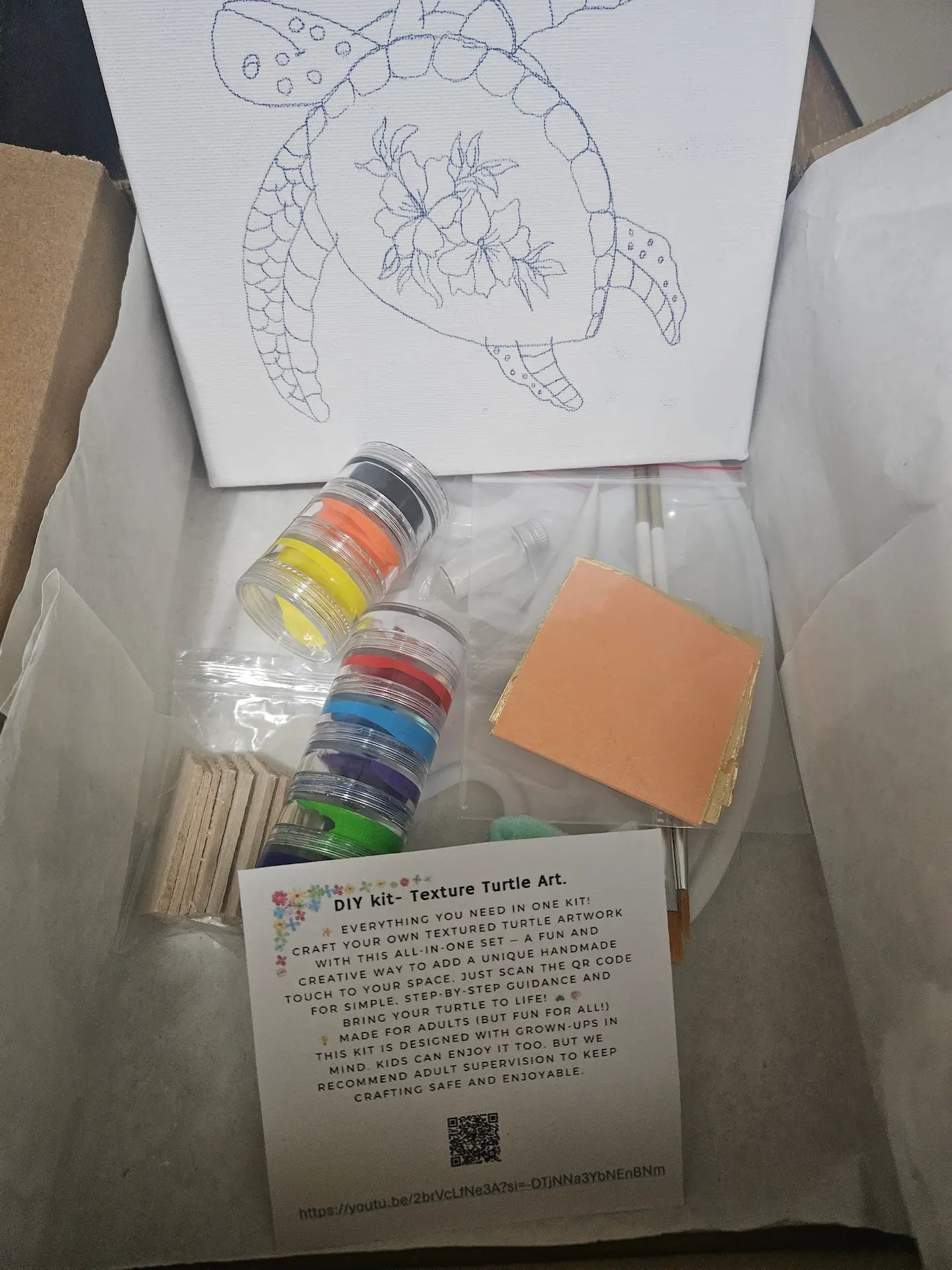 DIY Texture Acrylic Painting Kit - Crafting Cottage