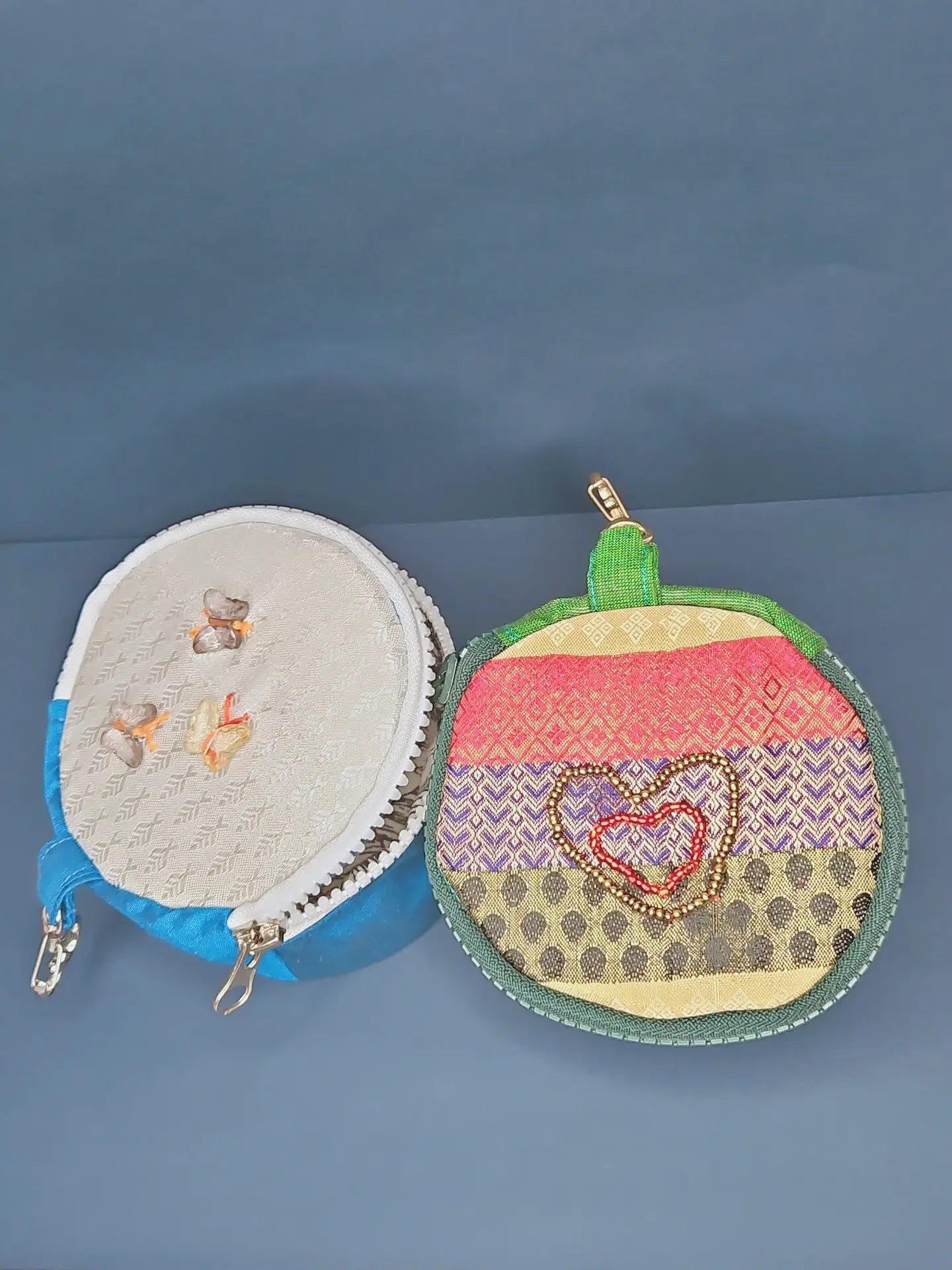 Handmade Zip Pouch Pair – Gift Set - Crafting Cottage