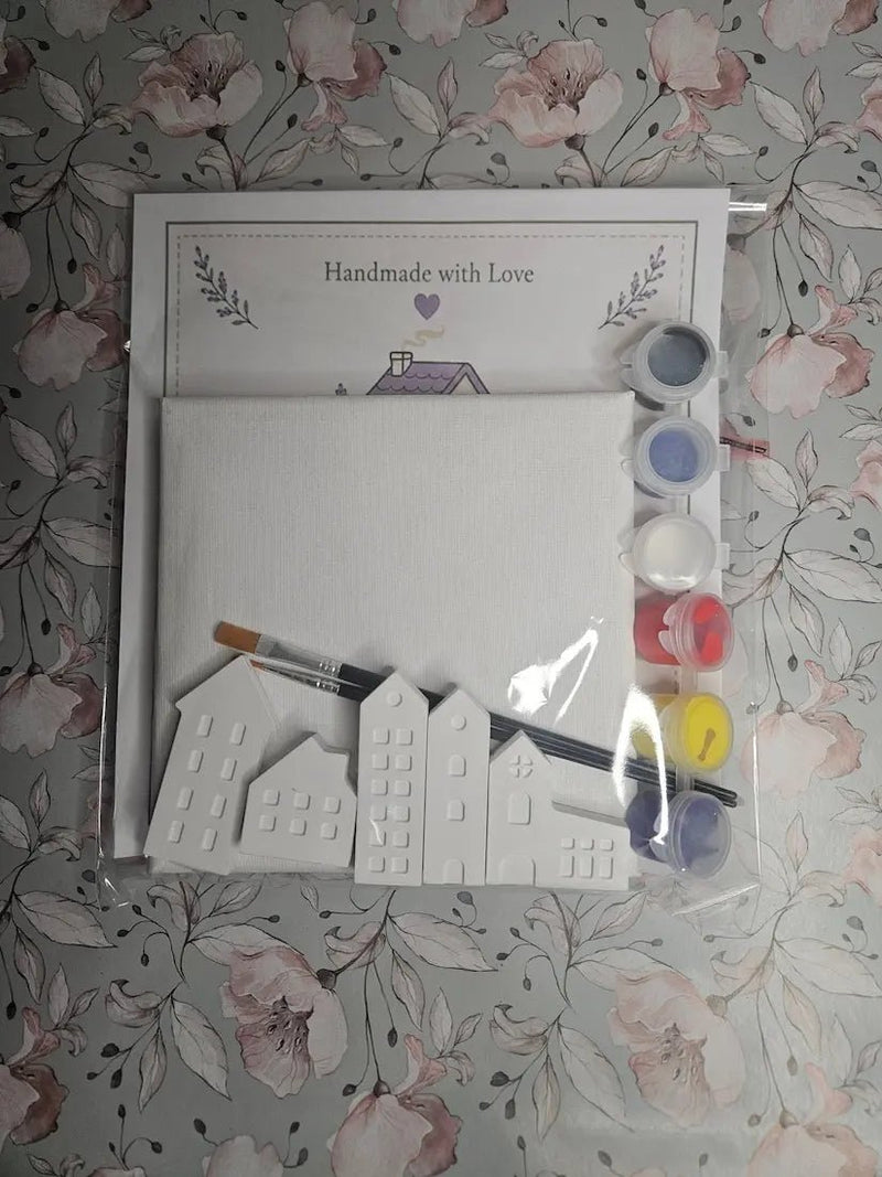 Kinder DIY-Set Stadtsilhouette – Male deine eigene Stadt image 1