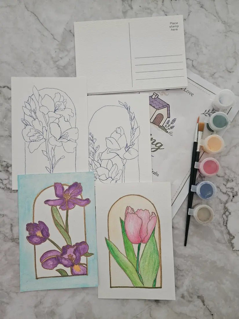 Paint your postcard set of 4 image 2
